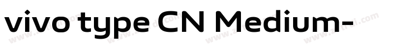 vivo type CN Medium字体转换 vivo type CN Medium字体转换